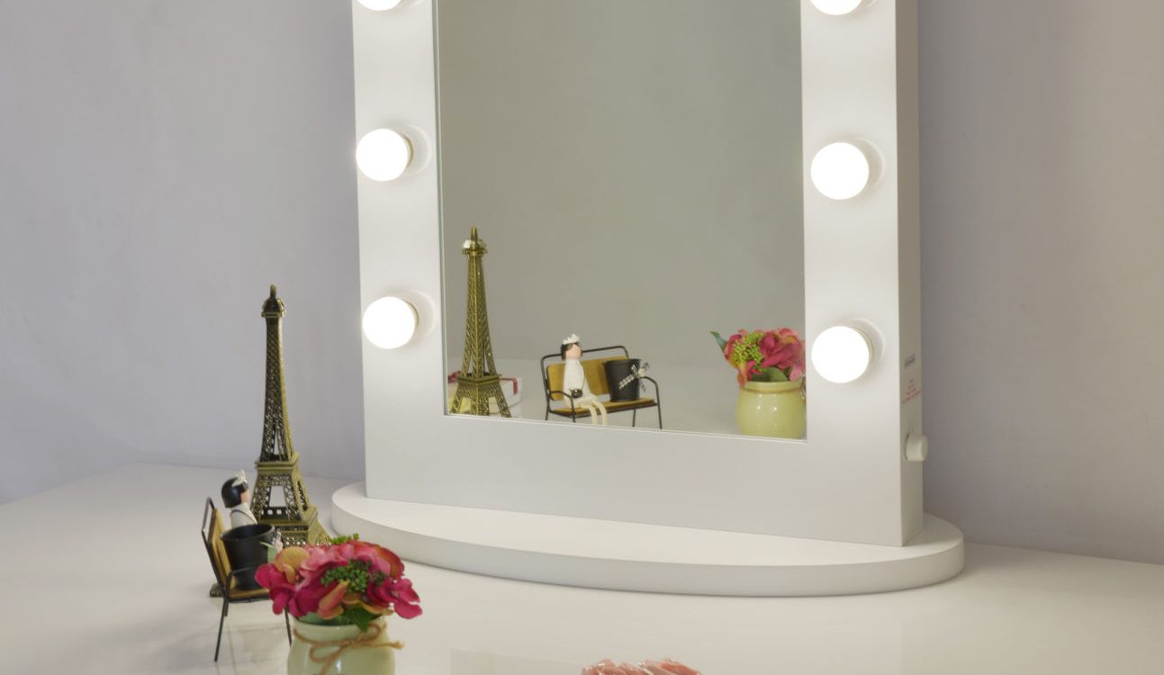 zadro cordless lighted makeup mirror