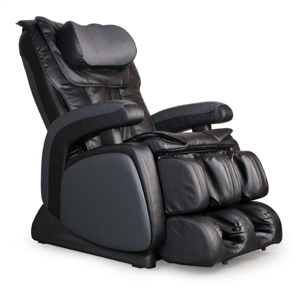 Cozzia Espresso Midnight Blue Massage Chair Cz 640 Em