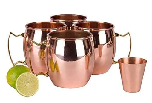 A29 Solid Pure Copper Unlined Copper Mugs